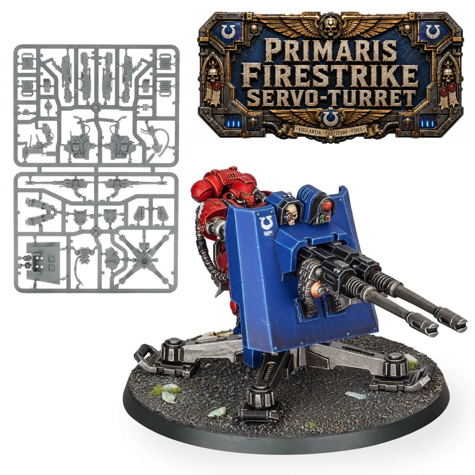 Warhammer 40K Space Marines Primaris Firestrike Servo-turret - New - No Base