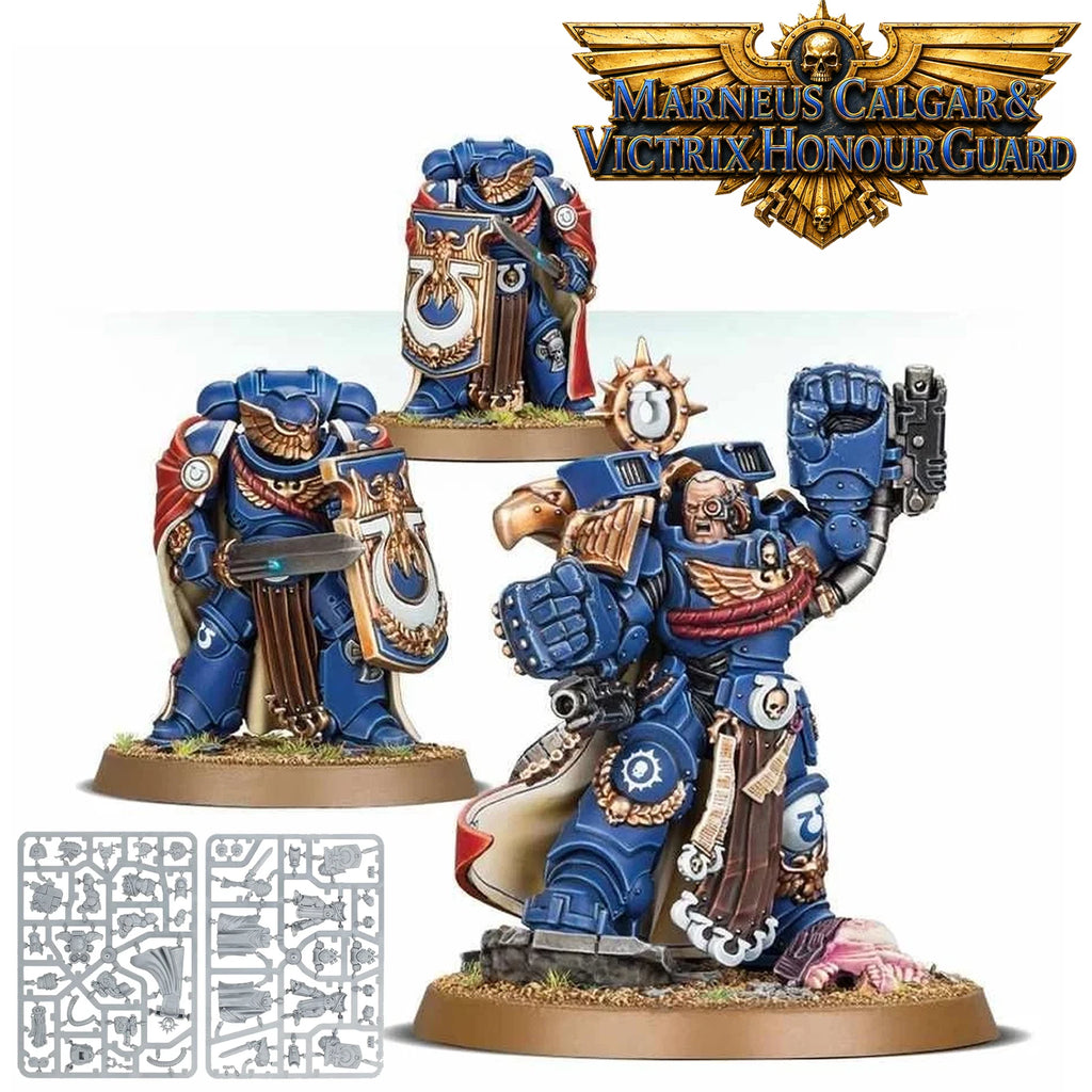 Warhammer 40k Space Marines Marneus Calgar & Victrix Honour Guard New - No Bases