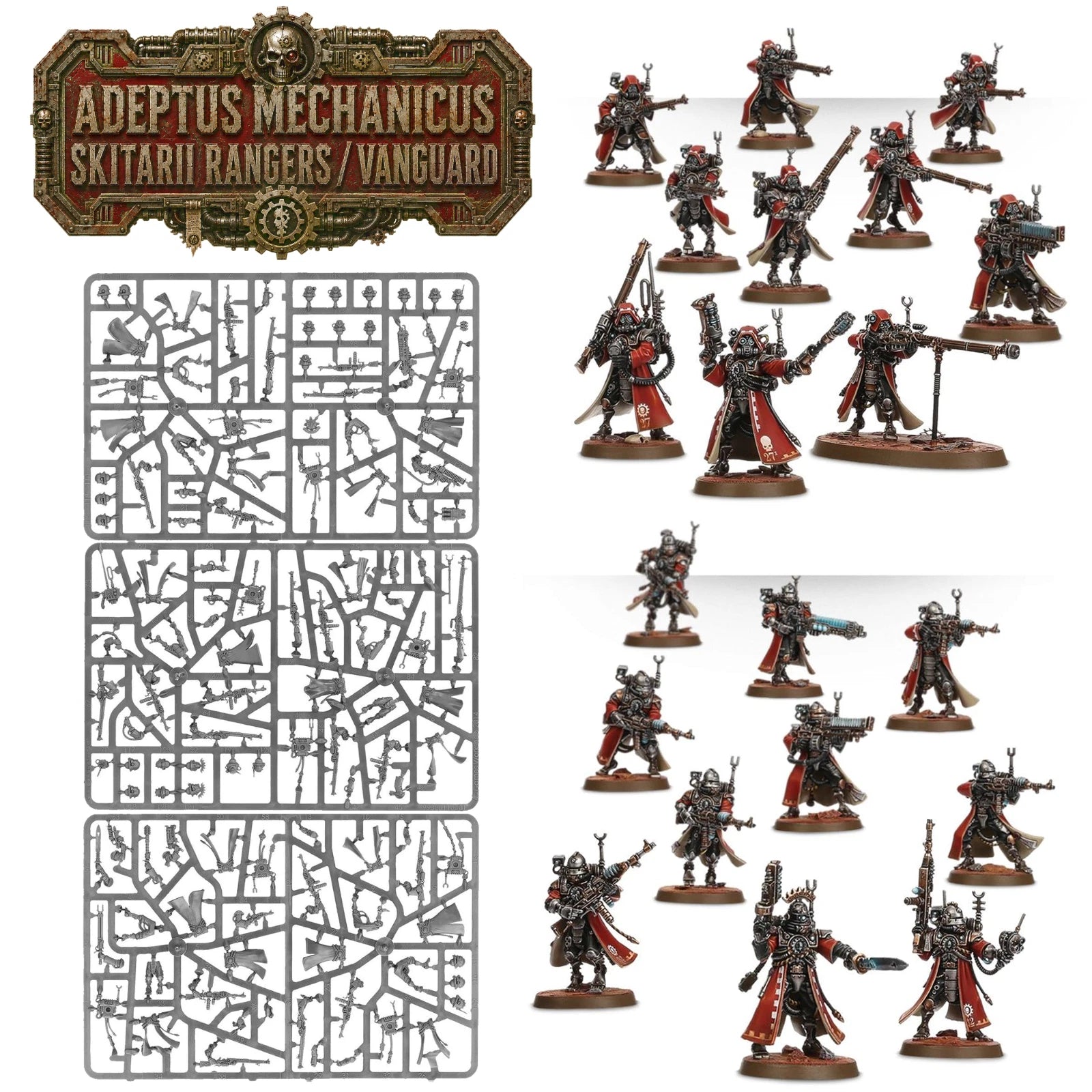 Warhammer 40k Adeptus Mechanicus Skitarii Rangers / Vanguard - New - No Bases