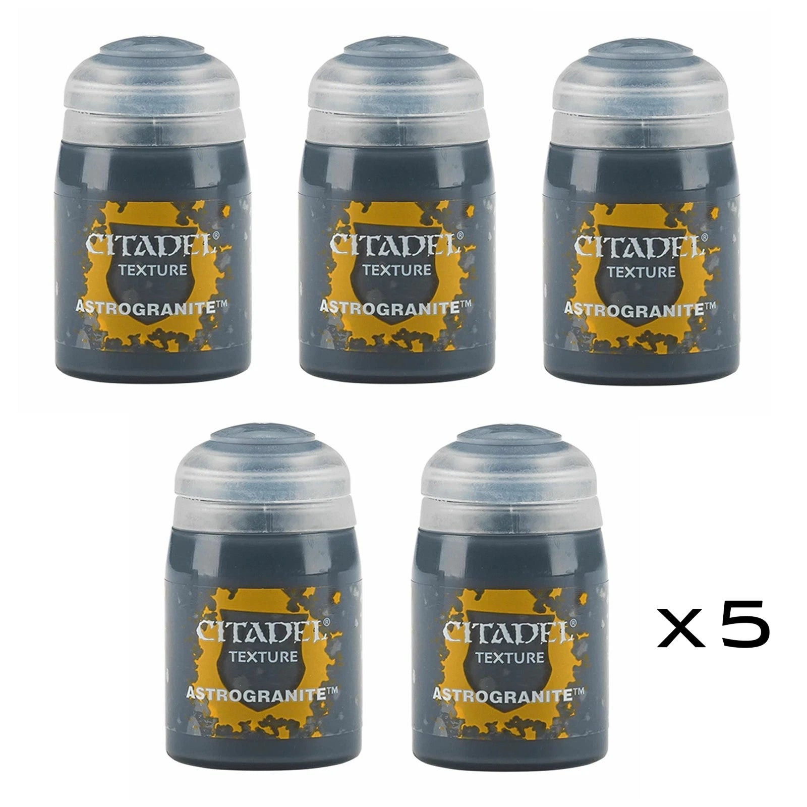 Warhammer 40k Citadel Texture Astroganite Technical 24ml New x 5 RRP £23.75