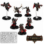 Adepta Sororitas 2x Seraphim, 3x Battle Sisters, 1x Repentia, 1x Arco-flagellant