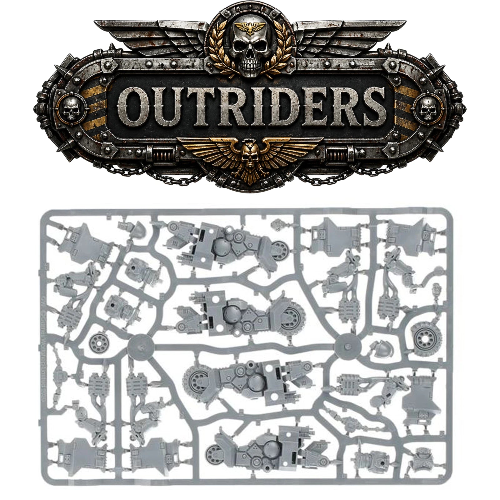 Warhammer 40k Primaris Space Marine Indomitus Outriders Bikers Spare Sprue Parts