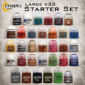 Warhammer 40k Citadel Colour Large Starter Paint Set x 33 - RRP £97.95 *40% OFF*