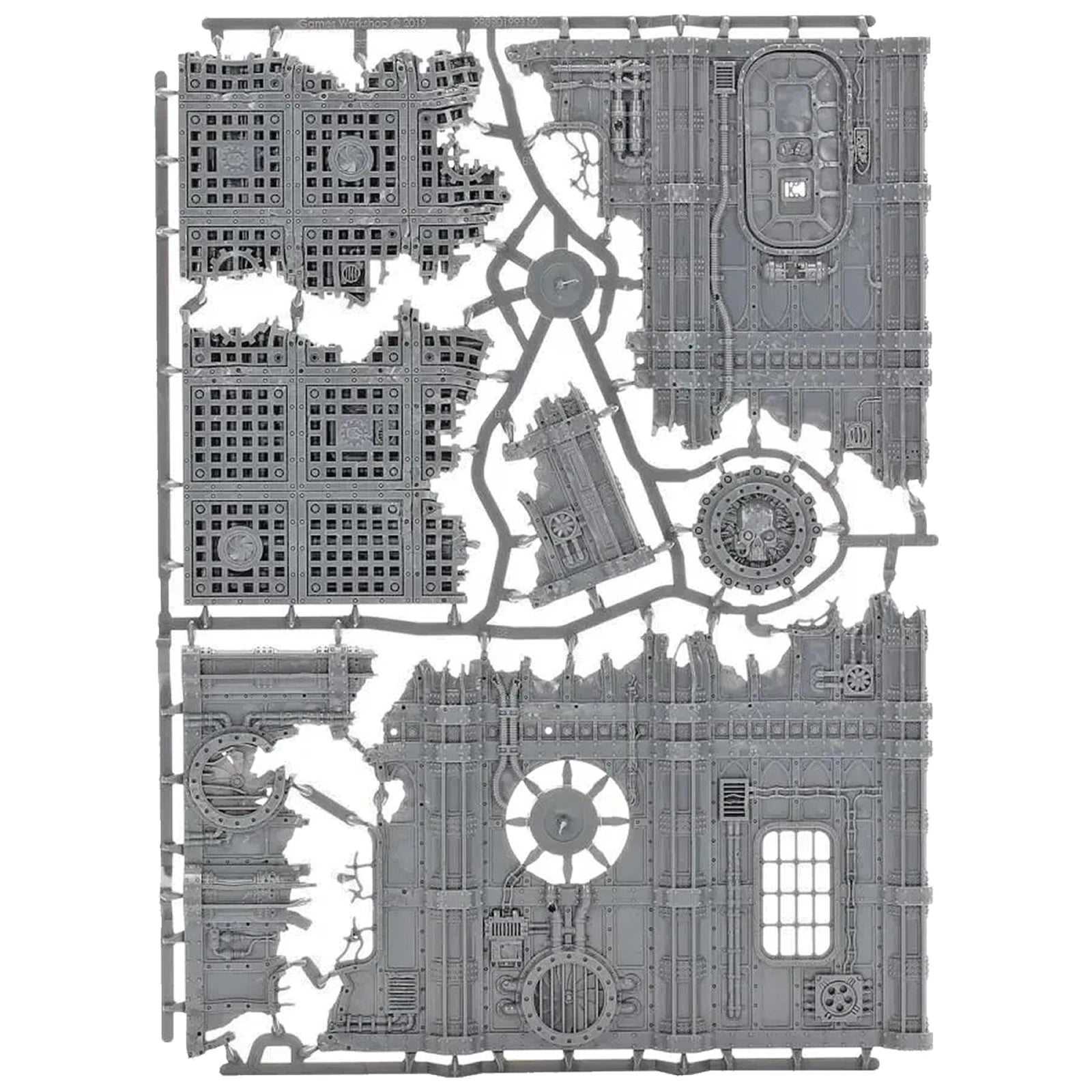 Warhammer 40k Ruined Factorum Terrain Scenery Building New on Sprue