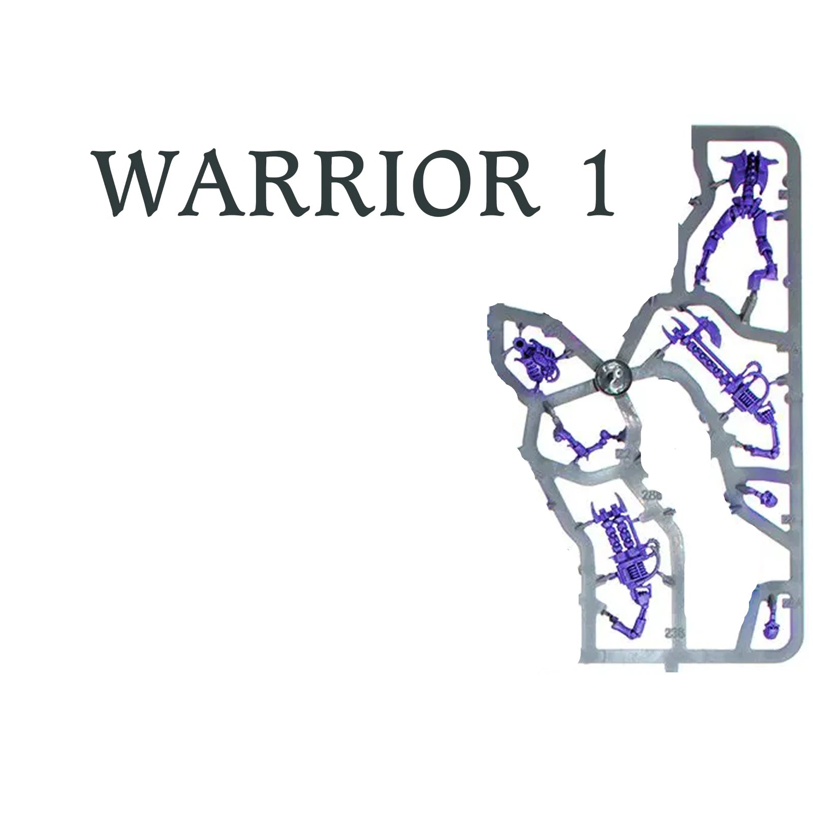 Warhammer 40k Necron Warriors x 4 & Scarabs Swarm x 1 - New on Sprues