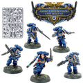 Warhammer 40k Primaris Space Marines Assault Intercessors Squad x 5 - No Bases
